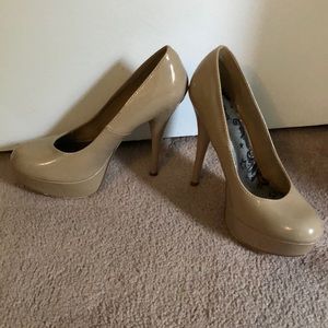 Tan pumps